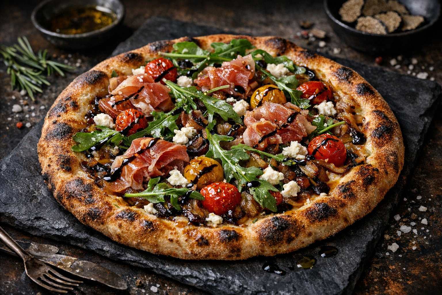 Specialty pizza delivery